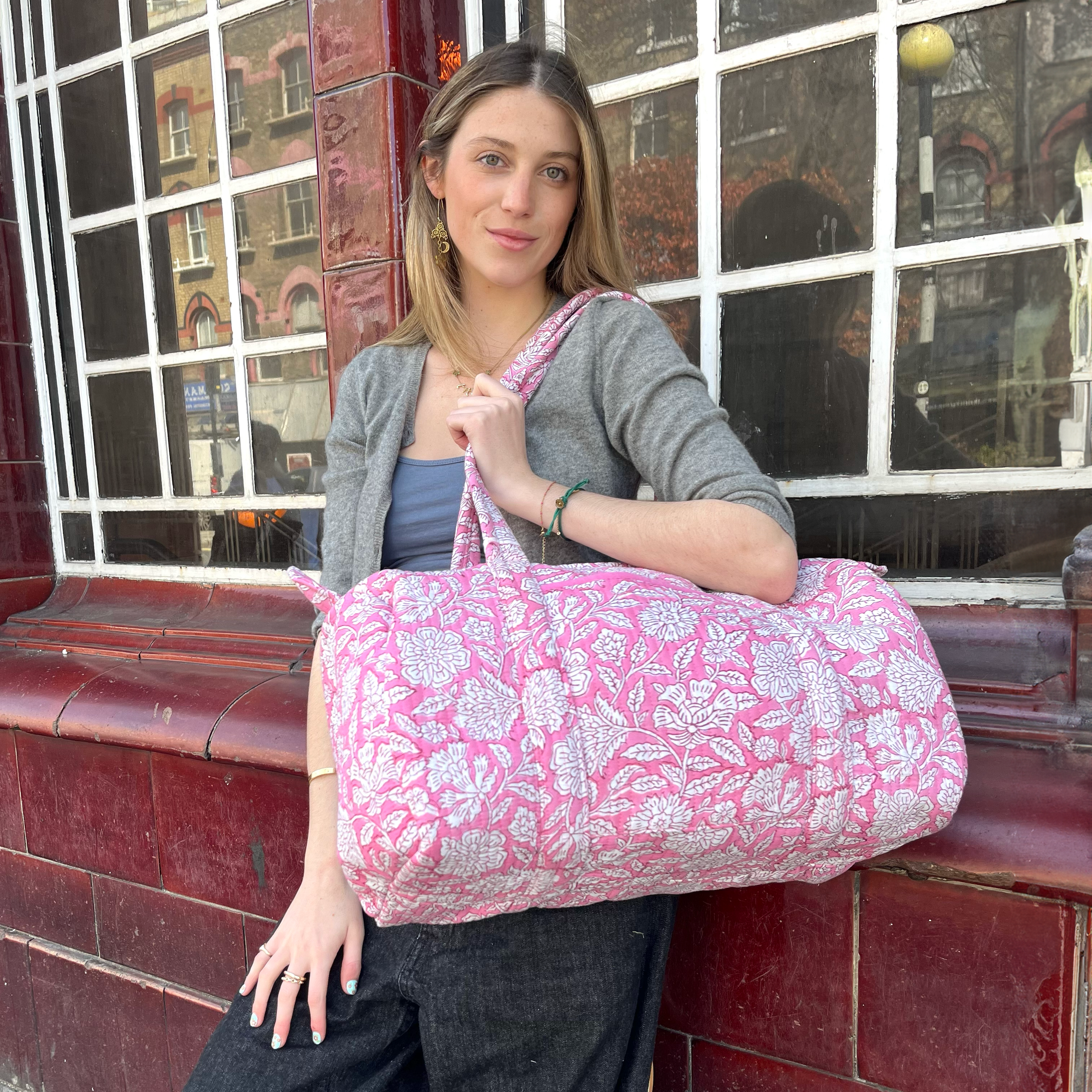 WEEKEND BAG - PINK FLORAL
