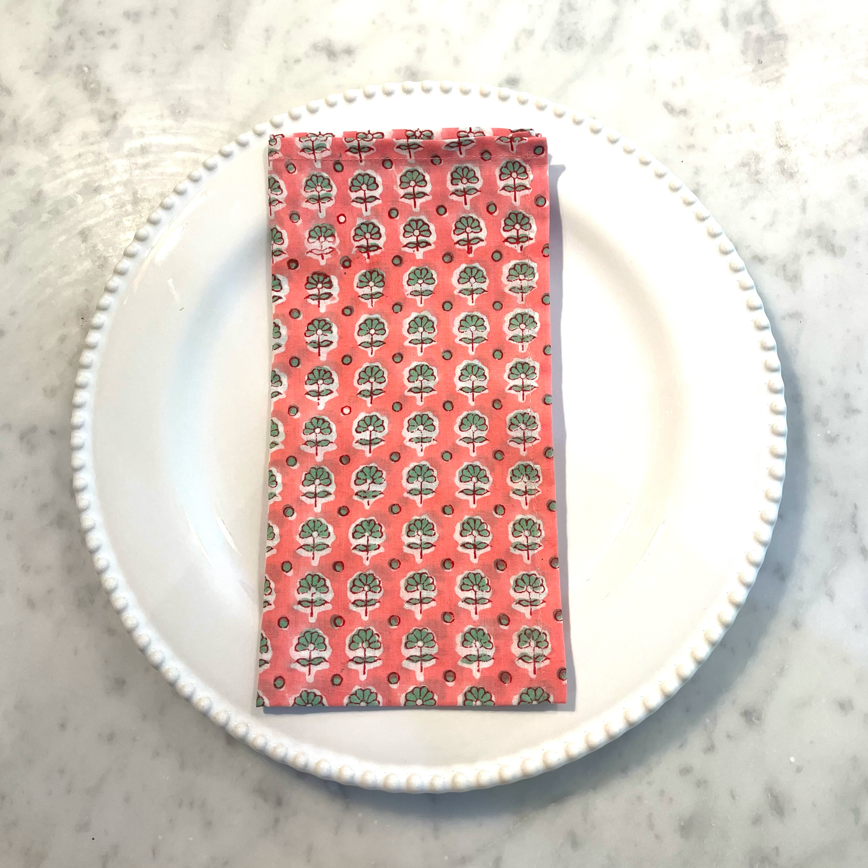 LIGHTWEIGHT NAPKINS - PINK FORGET-ME-NOT