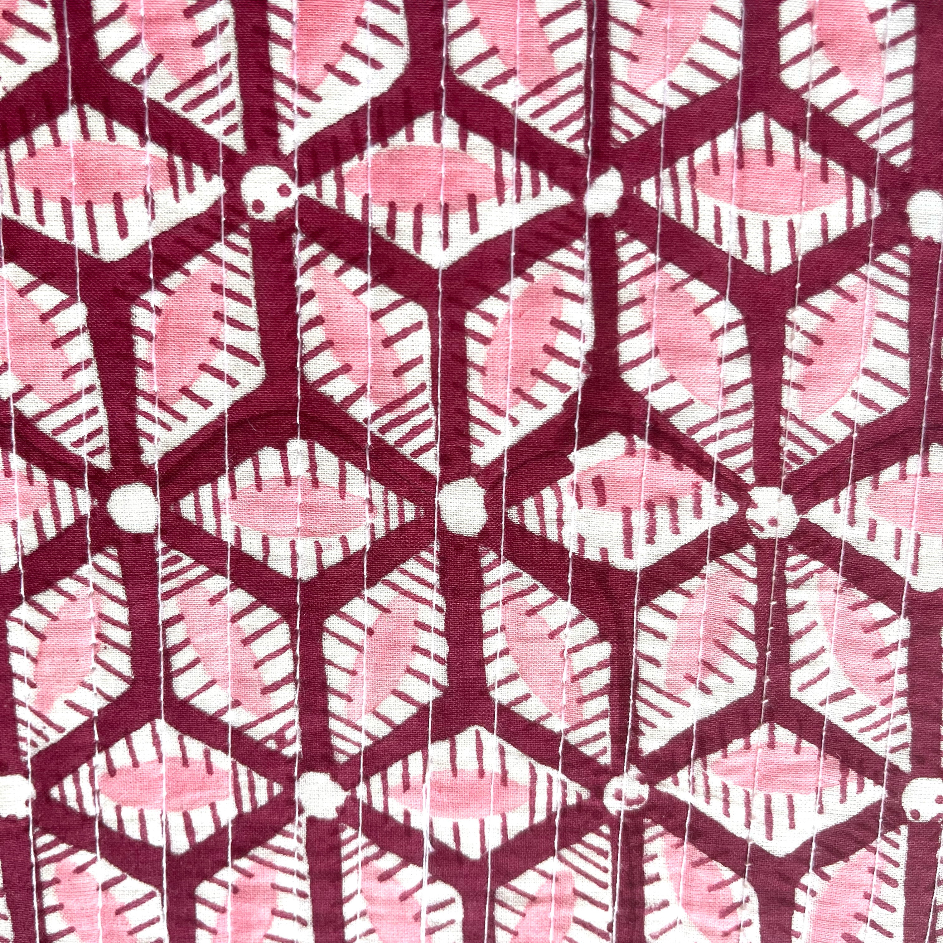 LAPTOP CASE - PINK GEOMETRIC