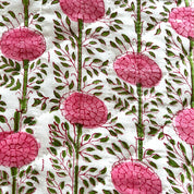 HOT WATER BOTTLE -  PINK MARIGOLD