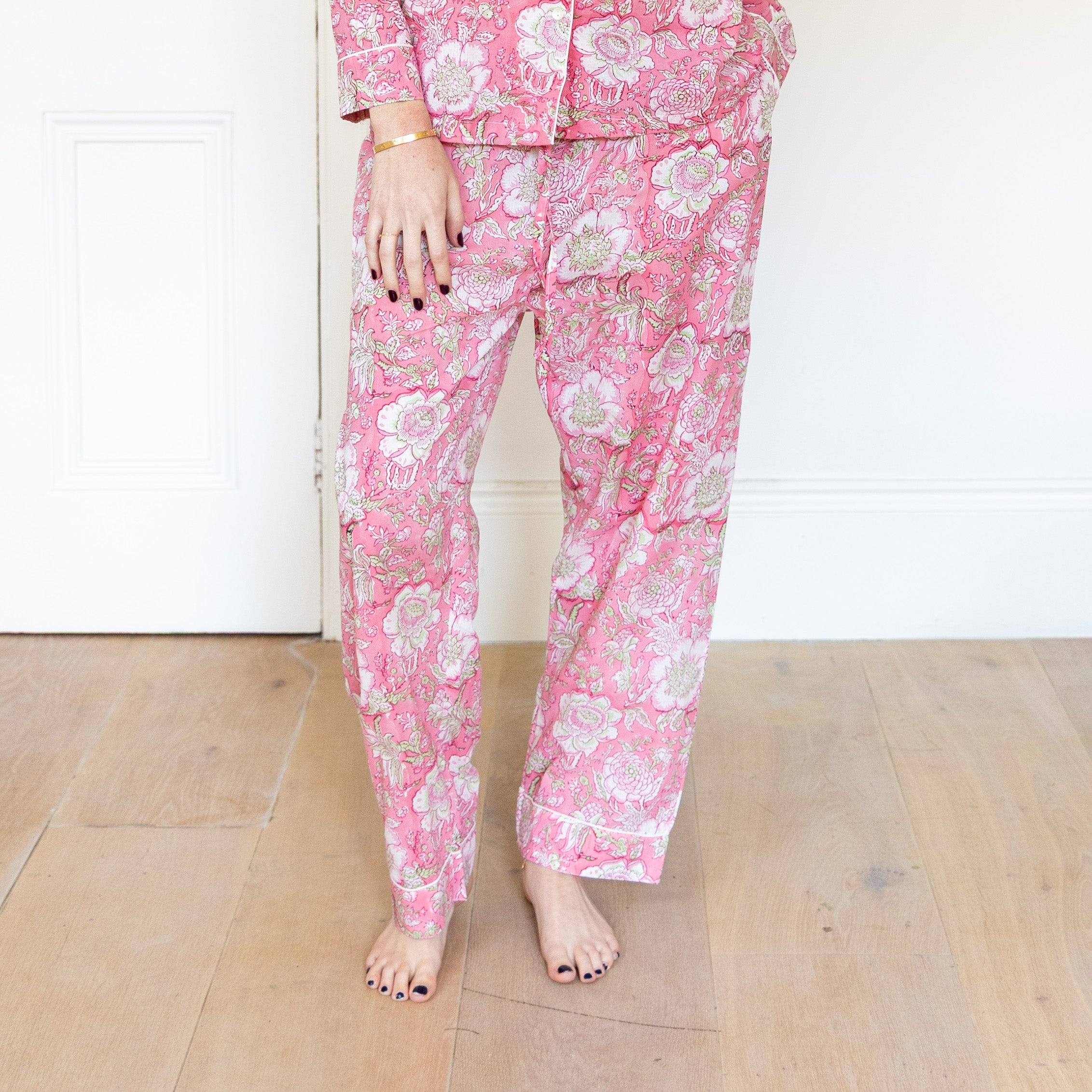 COTTON PYJAMAS - PINK PEONY