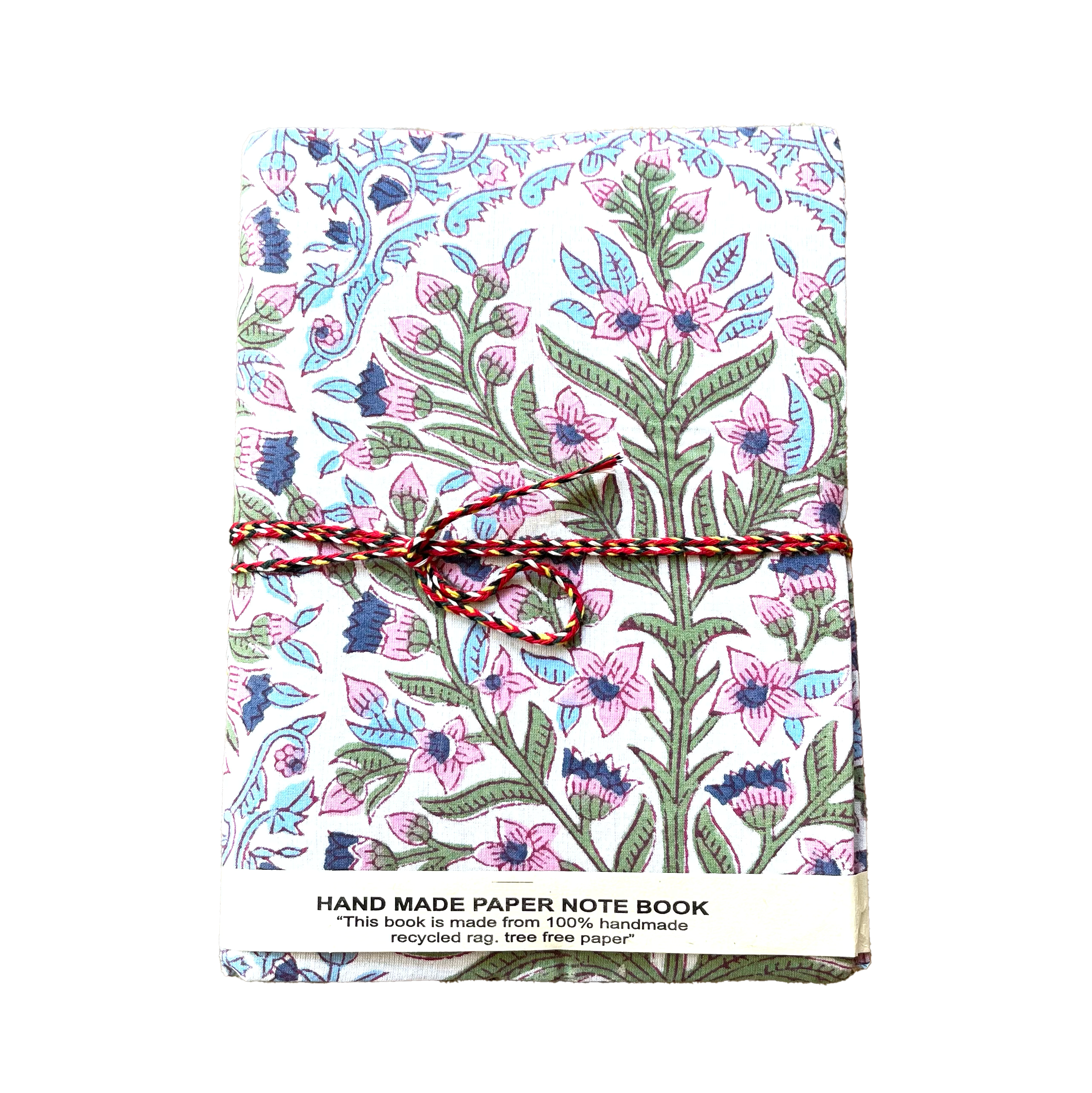 HAND MADE NOTEBOOK - PINK POSY