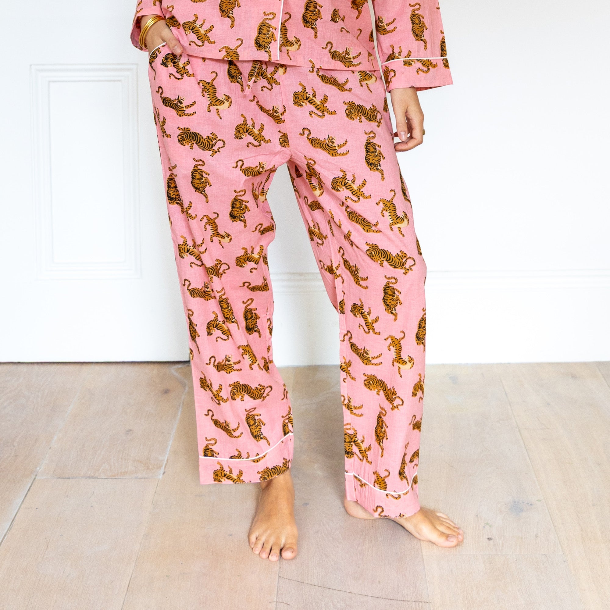 COTTON PYJAMAS - PINK TIGER