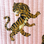 COTTON GLASSES CASE - PINK TIGER