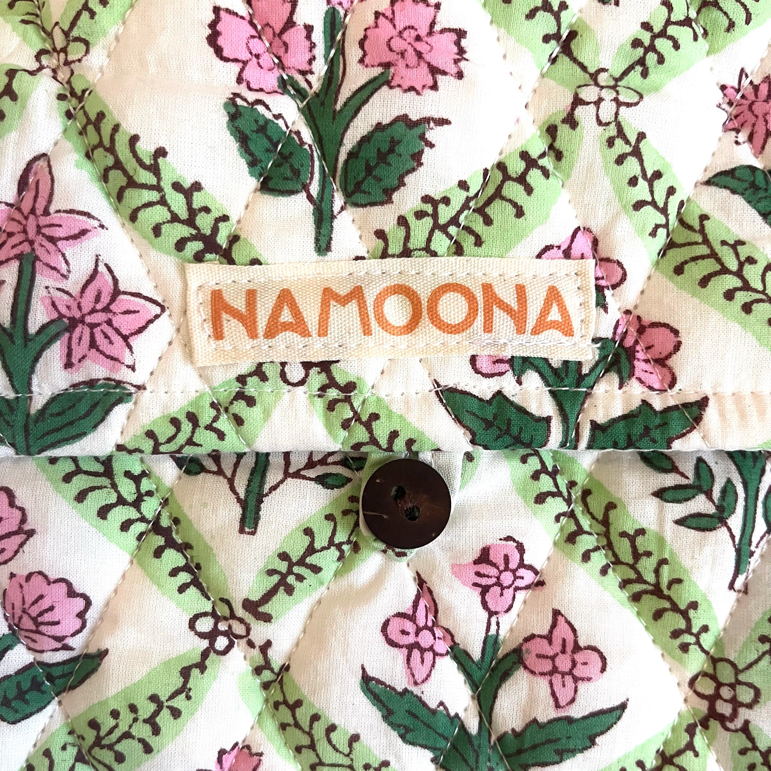 HOT WATER BOTTLE -  PINK TRELLIS