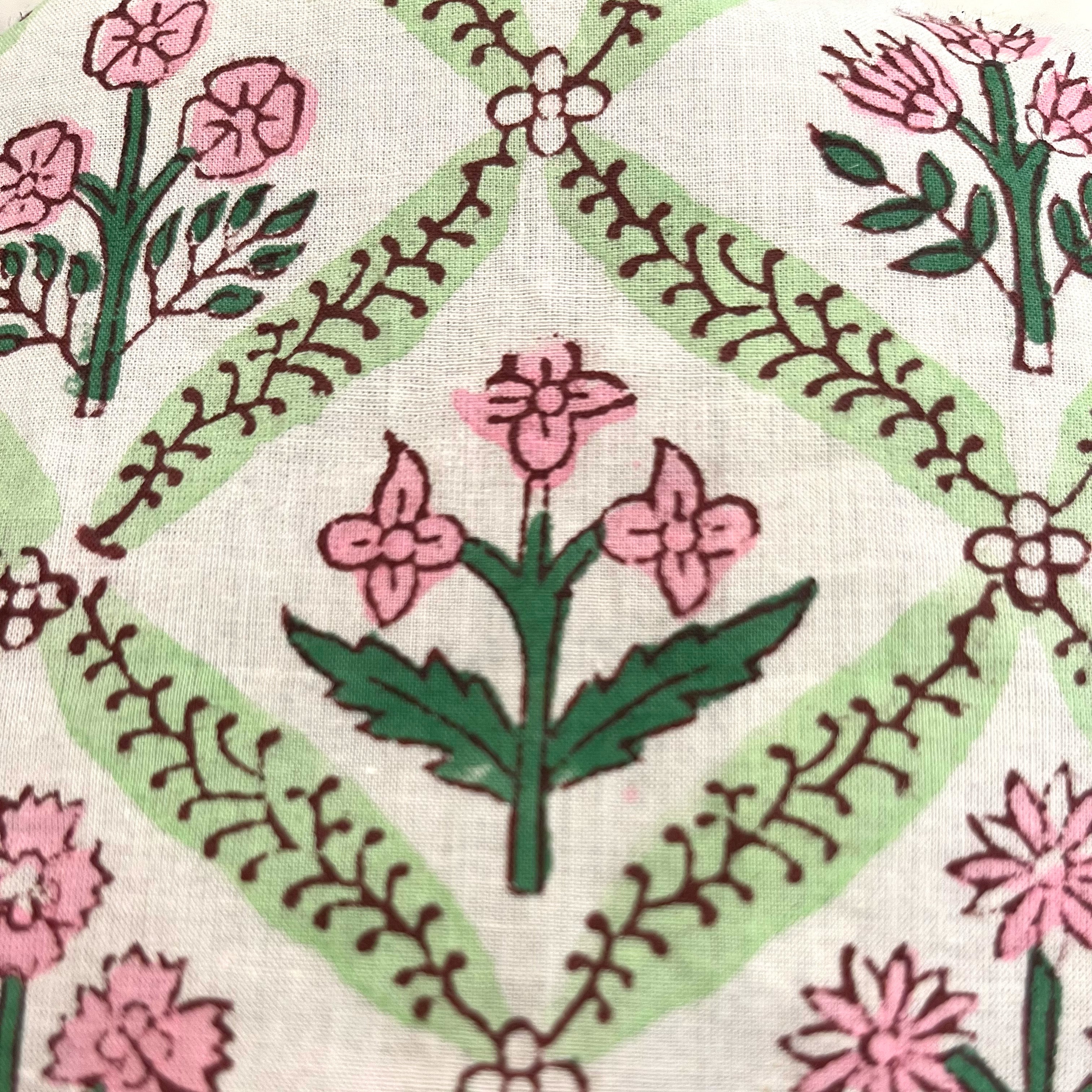 SHOWER CAP - PINK TRELLIS