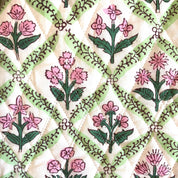 HOT WATER BOTTLE -  PINK TRELLIS