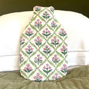 HOT WATER BOTTLE -  PINK TRELLIS