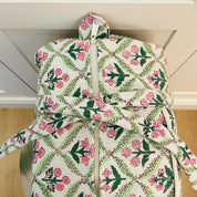 WEEKEND BAG - PINK TRELLIS