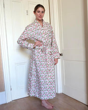 SIGNATURE COTTON ROBE - PINK WILDFLOWERS