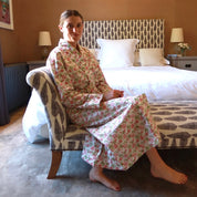 SIGNATURE COTTON ROBE - PINK WILDFLOWERS
