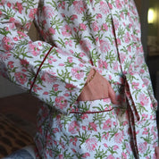 SIGNATURE COTTON ROBE - PINK WILDFLOWERS