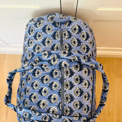 WEEKEND BAG - BLUE AND GREY FLOWER