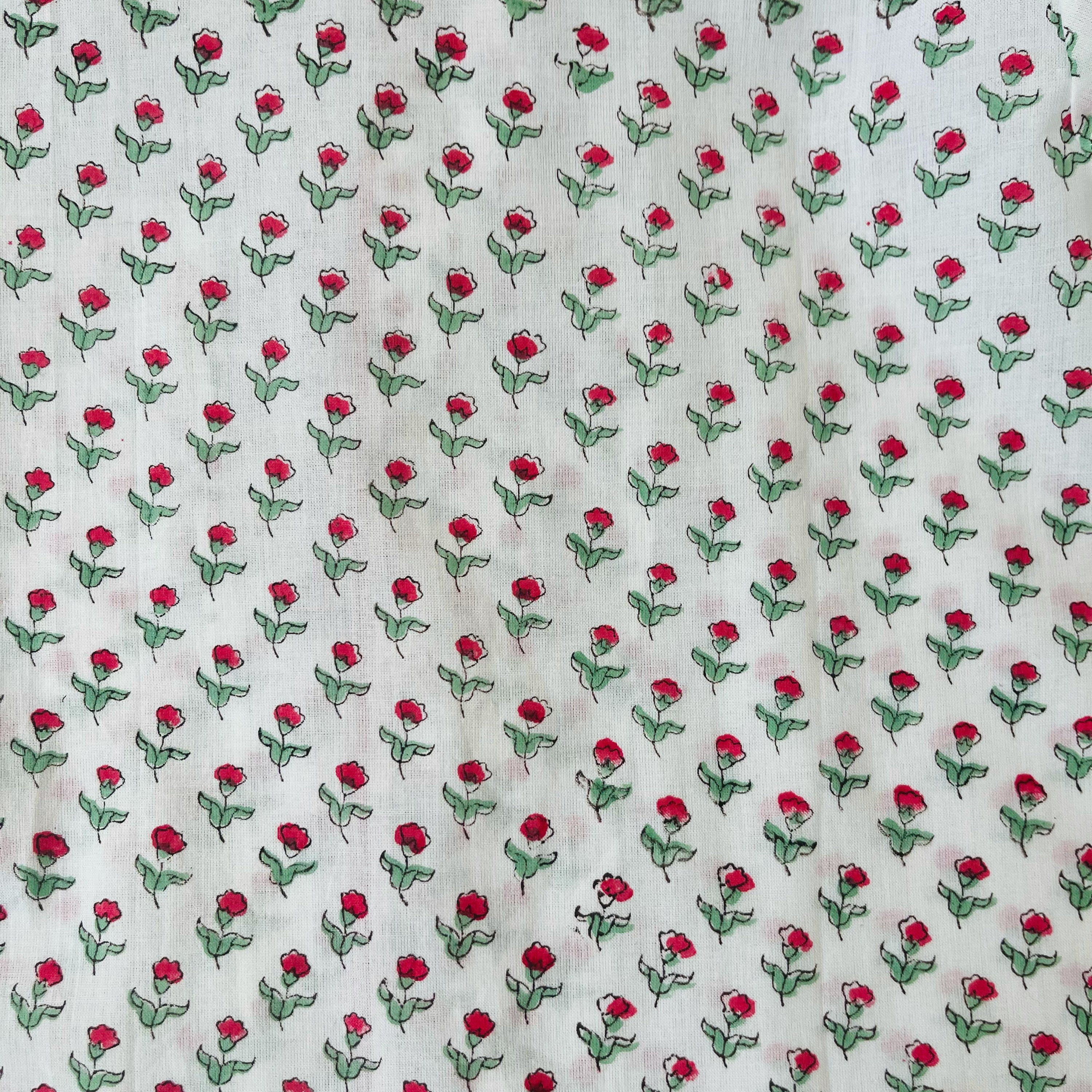 CHILDREN'S PYJAMAS - RED ROSEBUD
