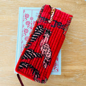 COTTON GLASSES CASE - RED VELVET