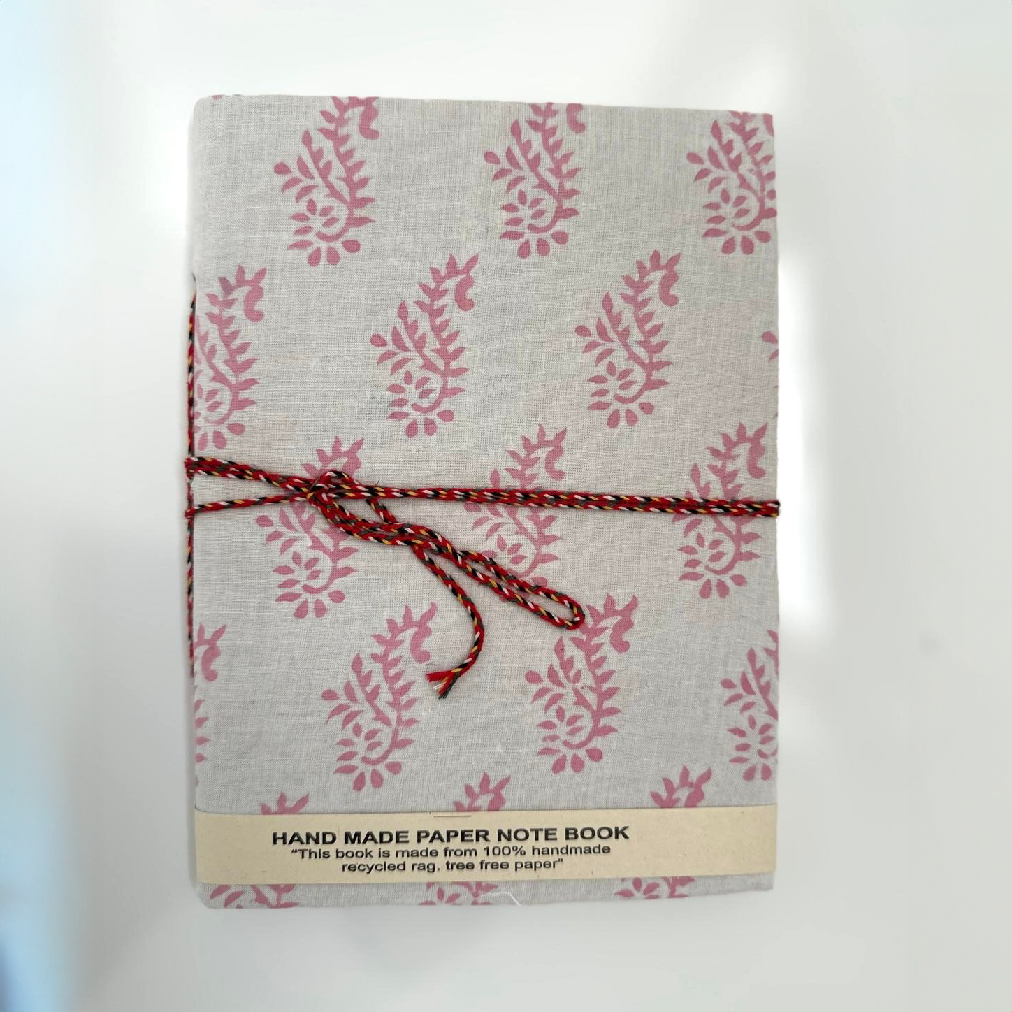 HAND MADE NOTEBOOK - PINK SEAHORSE