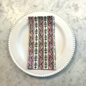 LIGHTWEIGHT NAPKINS - FLORAL STRIPE