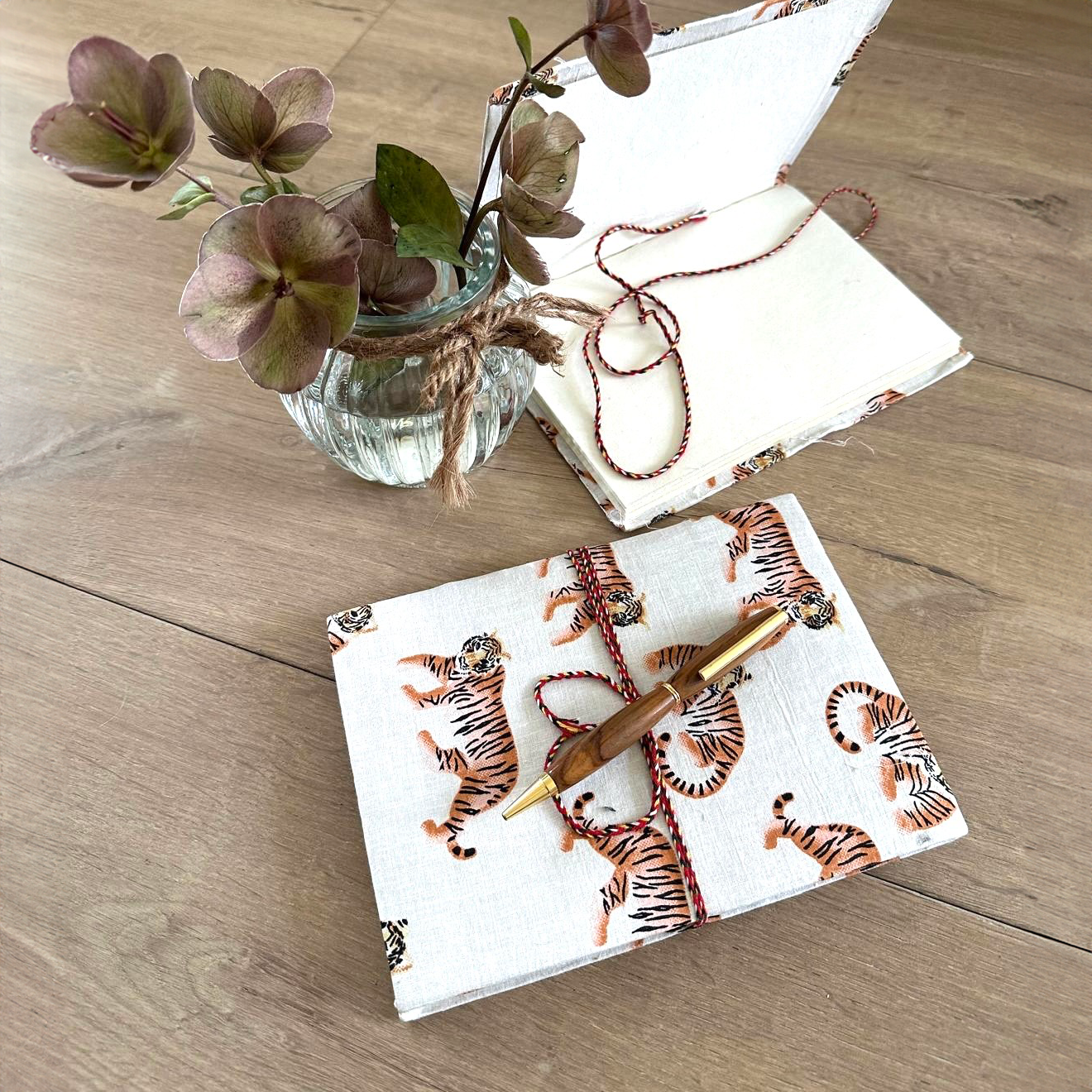 HAND MADE NOTEBOOK - TIGER