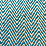 WOOL BLEND BLANKET - TURQUOISE