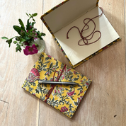 HAND MADE NOTEBOOK - YELLOW FLORAL