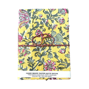 HAND MADE NOTEBOOK - YELLOW FLORAL